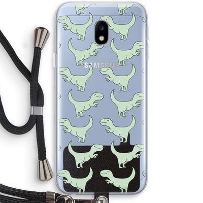 Dinos: Samsung Galaxy J3 (2017) Transparant Hoesje met koord