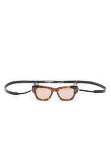 Alanui x Jacques Marie Mage lunettes de soleil Zuma - Marron