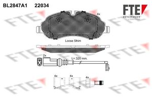 Remblokken set BL2847A1