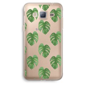 Monstera leaves: Samsung Galaxy J3 (2016) Transparant Hoesje