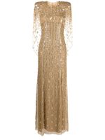 Jenny Packham robe longue Nettie en tulle - Or