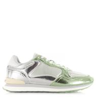 The HOFF Brand The Hoff Brand - Iron metallic zilver/gr Groen Textiel Lage sneakers Dames