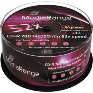 MediaRange MR208 lege cd CD-R 700 MB 50 stuk(s)