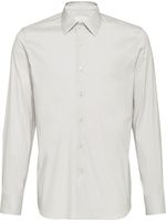 Prada chemise classique en popeline - Gris