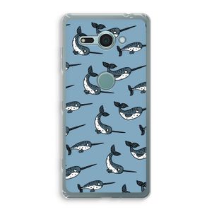 Narwhal: Sony Xperia XZ2 Compact Transparant Hoesje