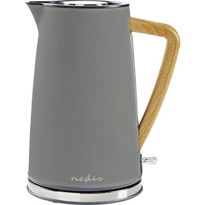 Nedis KAWK510EGY Waterkoker Controlelampje Aantal/Volume: 1.7 l Grijs