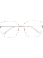 Gucci Eyewear lunettes de vue à monture oversize - Argent