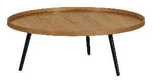 WOOOD Ronde Bijzettafel Mesa Ø100cm - Naturel