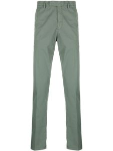 Boglioli pantalon chino en coton à design stretch - Vert