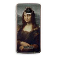 Mona Lisa: Motorola Moto Z Force Transparant Hoesje