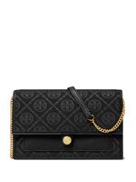 Tory Burch sac porté épaule à logo en jacquard - Noir - thumbnail