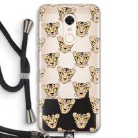 Tijger: Xiaomi Redmi 5 Transparant Hoesje met koord