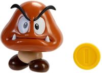 Super Mario Action Figure - Goomba with Coin - thumbnail