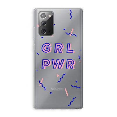 GRL PWR: Samsung Galaxy Note 20 / Note 20 5G Transparant Hoesje