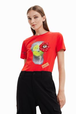 T-shirt kunst - RED - L
