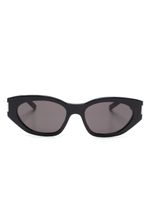 Saint Laurent Eyewear lunettes de soleil teintées à monture papillon - Noir