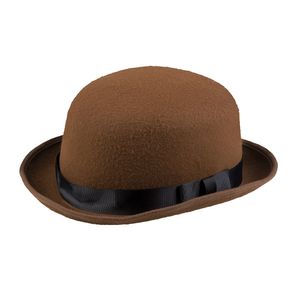 Hoed Steambowler bruin
