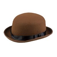 Hoed Steambowler bruin