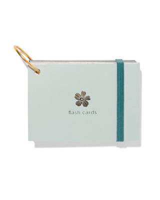 051 Flashcards Met Ring En Elastiek (groen)