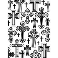 Vaessen Creative • embossing folder kruizen