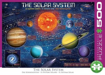 The Solar System Puzzel 500XL Stukjes