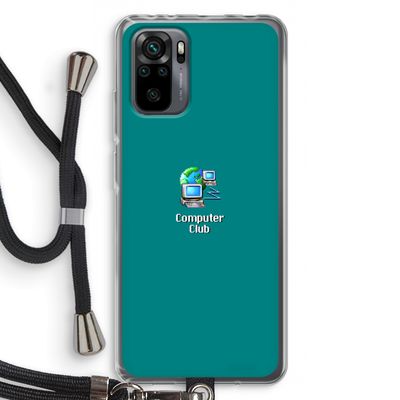 Win98: Xiaomi Redmi Note 10 Pro Transparant Hoesje met koord