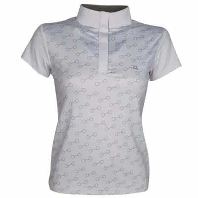 QHP Wedstrijdshirt Emberly wit maat:36