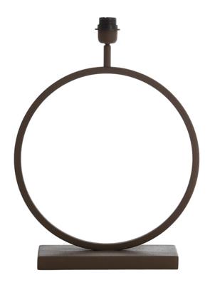 Light & Living Tafellamp 'Liva' 52cm, kleur Bruin (excl. kap)