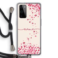 Hartjes en kusjes: OnePlus 9 Pro Transparant Hoesje met koord