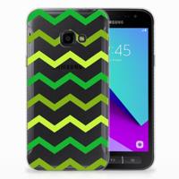 Samsung Galaxy Xcover 4 | Xcover 4s | TPU bumper | Zigzag Groen