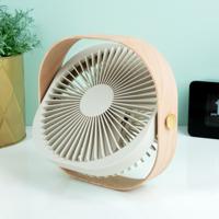 Oplaadbare ventilator met houten frame Oplaadbare ventilator met houten frame