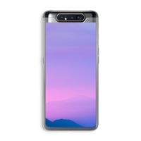 Sunset pastel: Samsung Galaxy A80 Transparant Hoesje