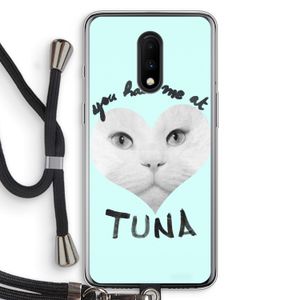 You had me at tuna: OnePlus 7 Transparant Hoesje met koord