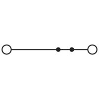 Phoenix Contact 3209519 Doorgangsklem 5.2 mm Spanveer Grijs 50 stuk(s)