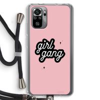 Girl Gang: Xiaomi Redmi Note 10S Transparant Hoesje met koord
