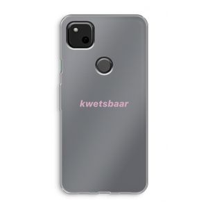 kwetsbaar: Google Pixel 4a Transparant Hoesje