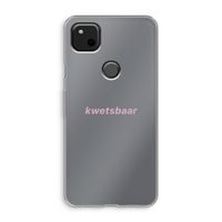 kwetsbaar: Google Pixel 4a Transparant Hoesje