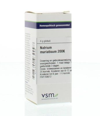 VSM Natrium muriaticum 200K (4 gr)