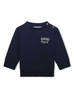 Kenzo Kids sweat en coton à logo imprimé - Bleu - thumbnail