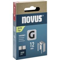 Novus Tools 042-0798 Nieten met plat draad Type 11 600 stuk(s) Afm. (l x b x h) 12 x 10.6 x 12 mm