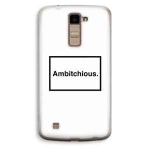 Ambitchious: LG K10 (2016) Transparant Hoesje