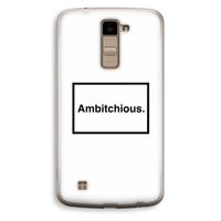 Ambitchious: LG K10 (2016) Transparant Hoesje Ambitchious: LG K10 (2016) Transparant Hoesje