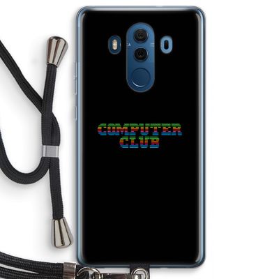 Retro: Huawei Mate 10 Pro Transparant Hoesje met koord