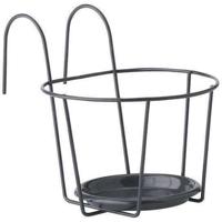 Balkonpannenlap - TUIN ID - 21 cm Antraciet - Optimale maat - Elegant ontwerp - Veilige ondersteuning - thumbnail