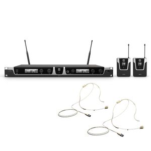 LD Systems U506 BPHH2 Dubbel draadloos headset systeem huidskleur