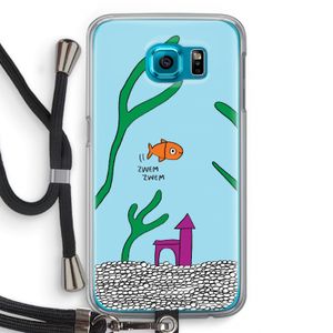 Aquarium: Samsung Galaxy S6 Transparant Hoesje met koord