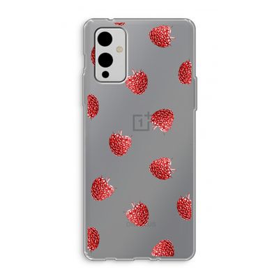 Framboosjes: OnePlus 9 Transparant Hoesje