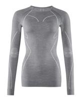 Falke Wool-Tech Longsleeve Thermoshirt Dames Grey-Heather XL