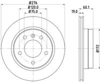 Remschijf 8DD355127181