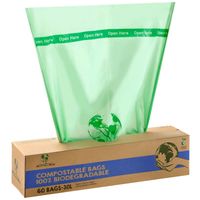 Mr. Green Mind 100% biologische afvalzakken 30 liter 60 stuks - Incl. dispenser - thumbnail